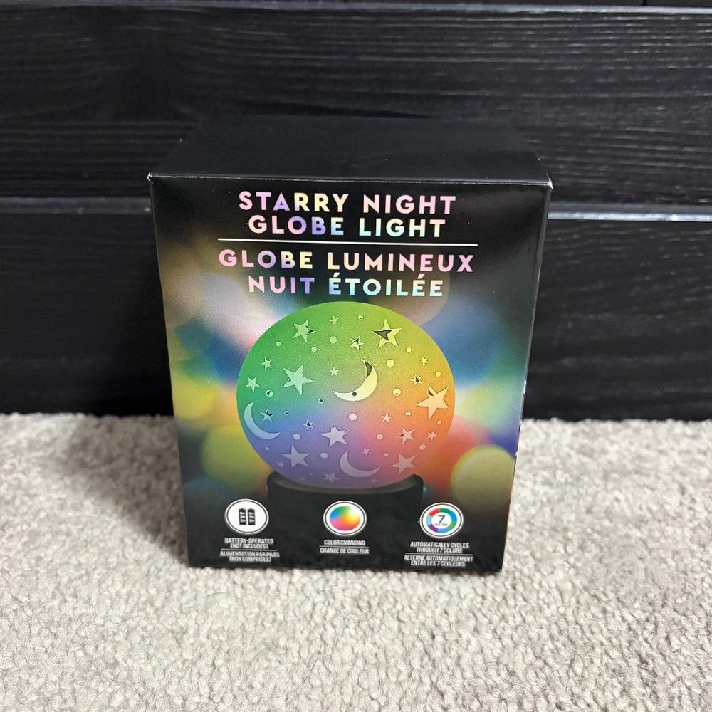 5 for $20: Starry night globe light